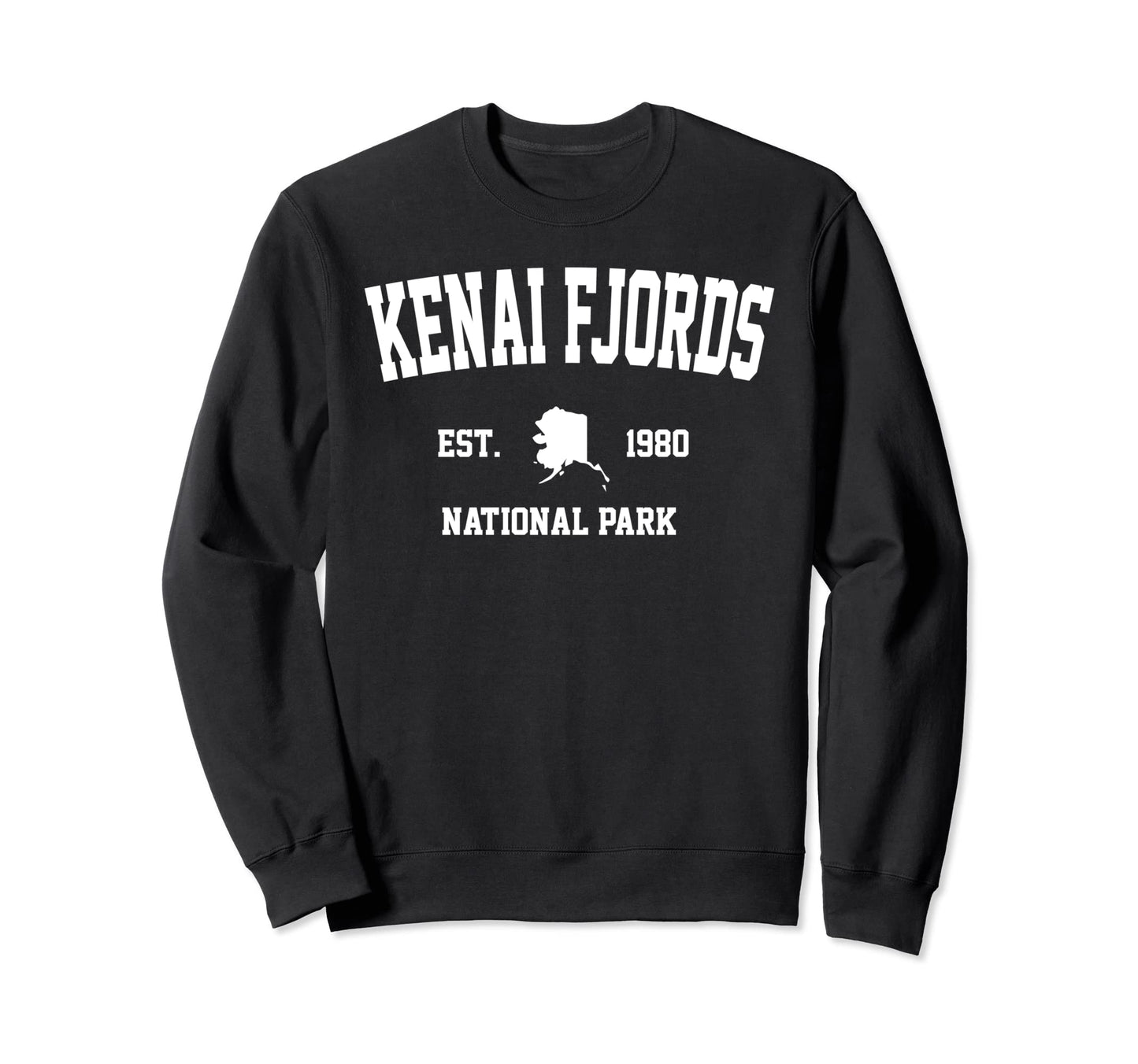 Kenai Fjords National Park Hiking Sweatshirt - Casual Everyday Wear Unisex