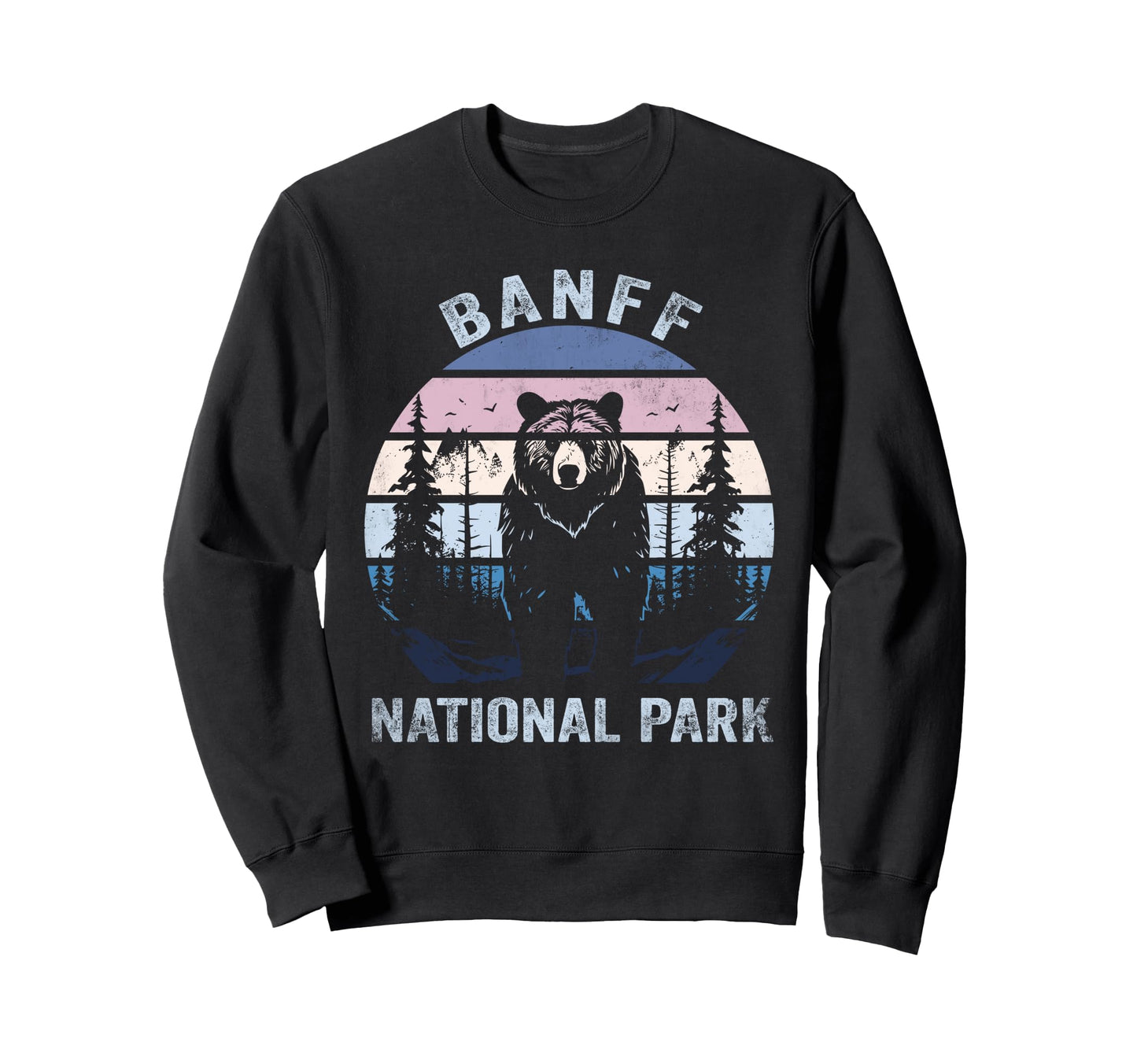 Banff National Park Canada Sweatshirt - Custom Art Print for Adults