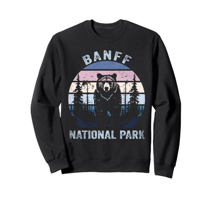 Banff National Park Canada Sweatshirt - Custom Art Print for Adults