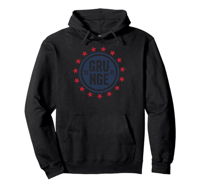 90S Grunge Music Alternative Rock Funny Hoodie - Fun Novelty Design Unisex
