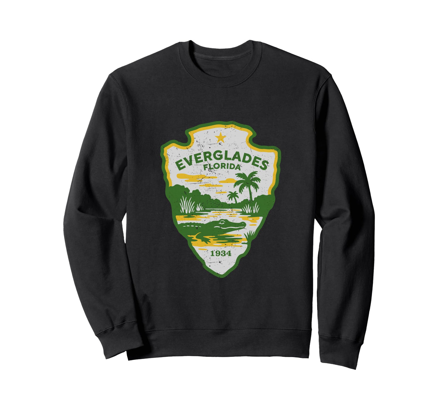 Everglades Since 1934 Florida Sweatshirt - Unique Graphic for Adults