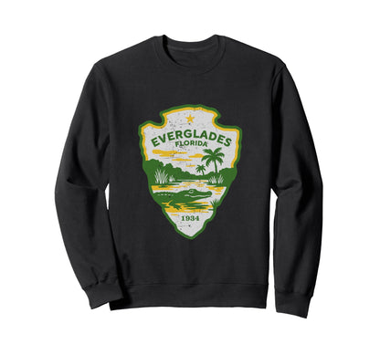Everglades Since 1934 Florida Sweatshirt - Unique Graphic for Adults