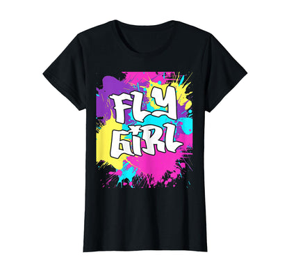 Fly Hip Hop 80S 90S Cassette B Fresh T-Shirt - Novelty Apparel for Adults
