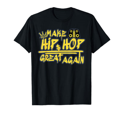 Hip Hop Old School Graffiti T-Shirt - Minimalist Print Men Women
