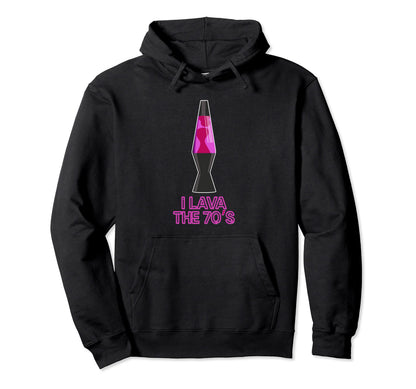 Groovy Lava Lamp Pun 70S Vaporwave Hoodie - Novelty Apparel for Adults