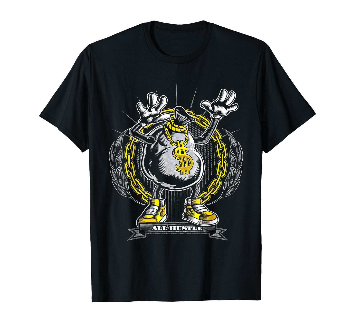 Gangster Hiphop Old School Hip Hop T-Shirt - Unique Graphic for Adults