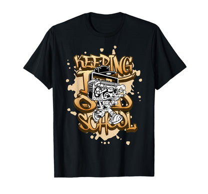 Old School Hip Hop Throwback Hip Hop T-Shirt - Trendy Graphic for Adults