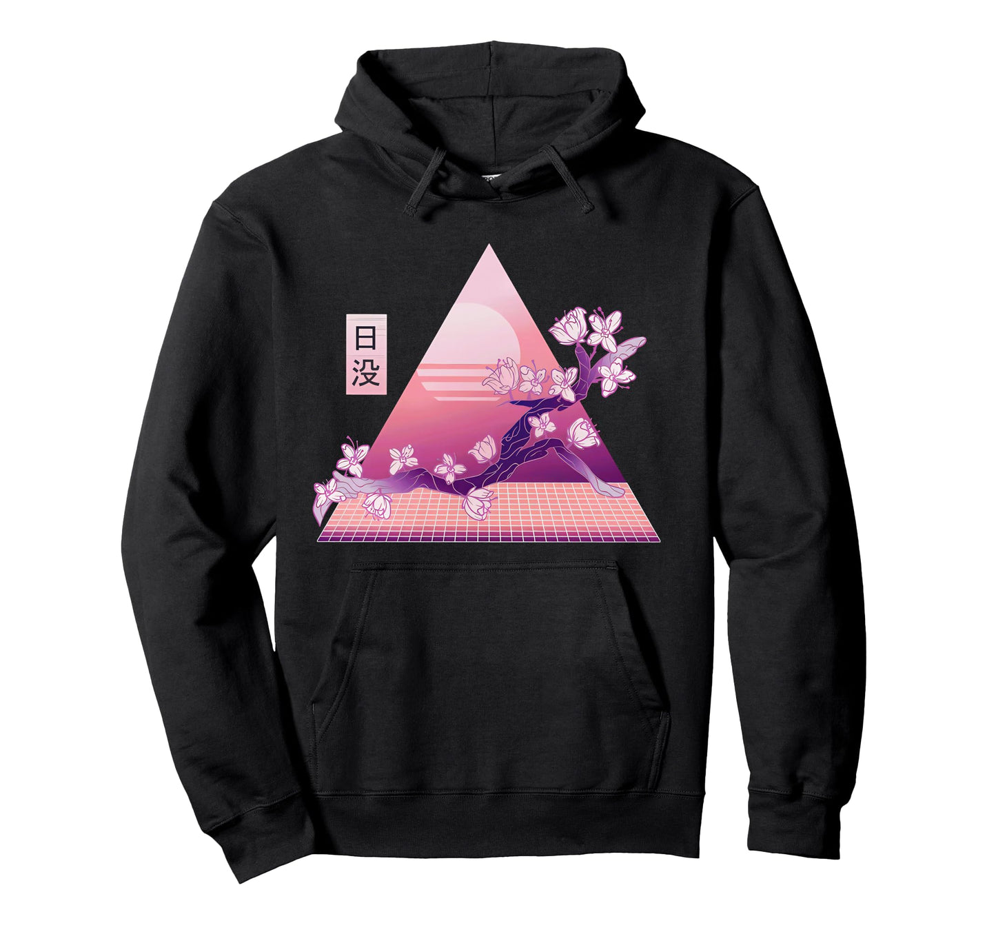 Cherry Blossom Japanese Sakura Hoodie - Casual Everyday Wear Men Women