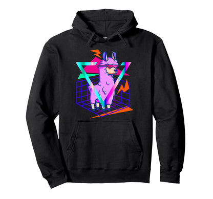 Vaporwave Aesthetic Synthwave 80S Hoodie - Fun Novelty Design for Adults