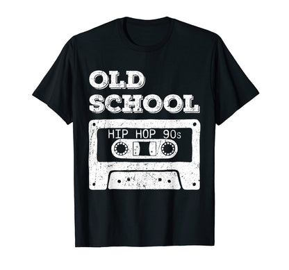 Old School Hip Hop Cassette Tape Rap Music T-Shirt - Graphic Print Unisex