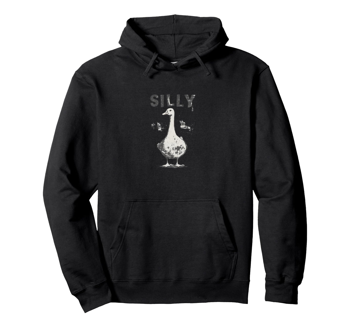 Goose Grunge Meme Funny Viral Goose Pun Hoodie - Novelty Apparel Unisex