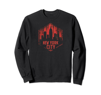 New York Grit 90S Grunge Urbandecay Sweatshirt - Custom Art Print Unisex