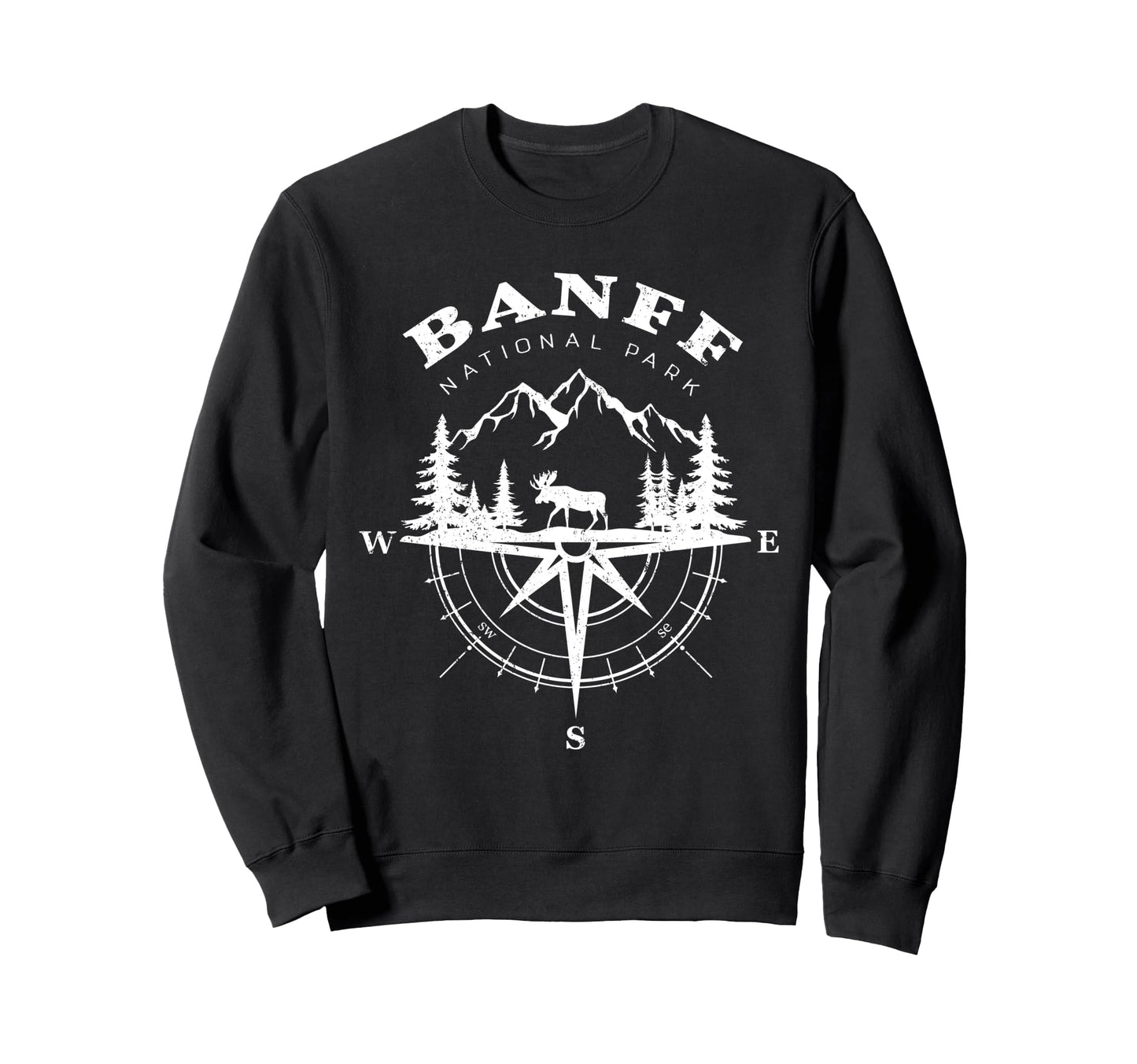 Banff National Park Canada Souvenir Sweatshirt - Trendy Graphic Unisex