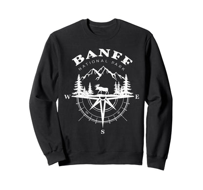 Banff National Park Canada Souvenir Sweatshirt - Trendy Graphic Unisex