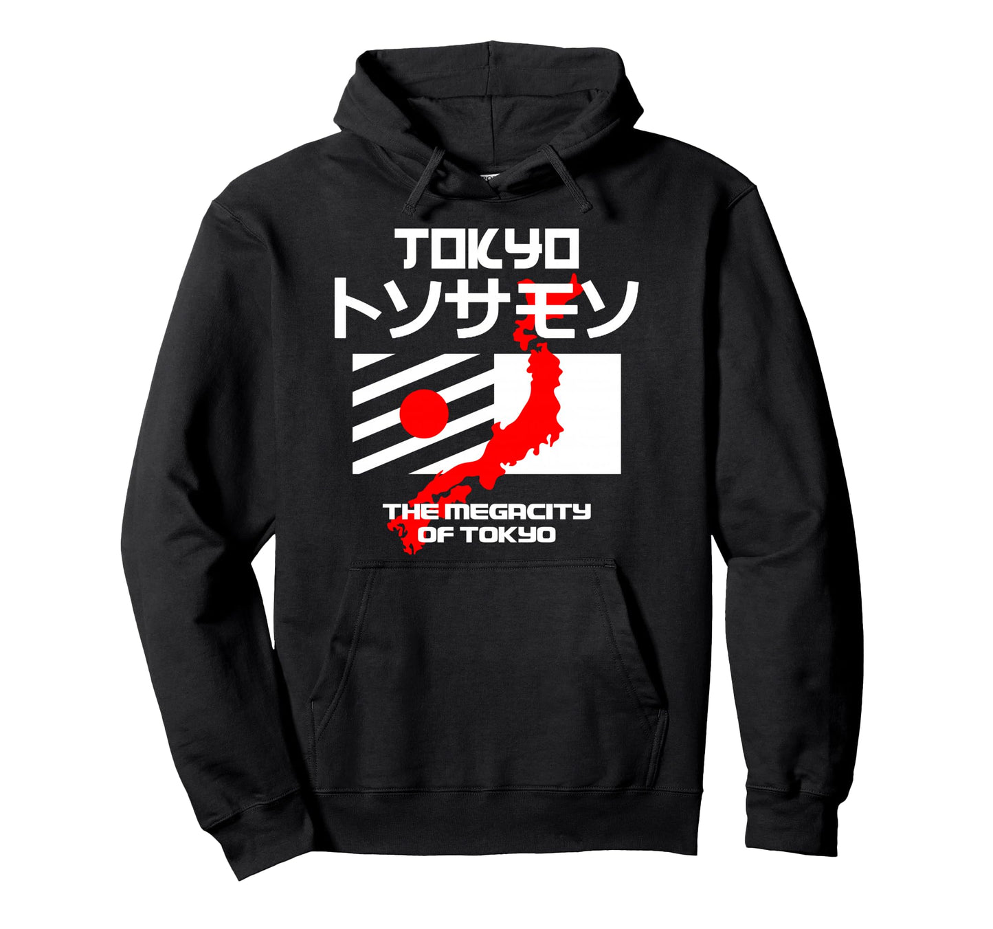 Tokyo Megacity Japan Anime Aesthetic Hoodie - Minimalist Print Men Women