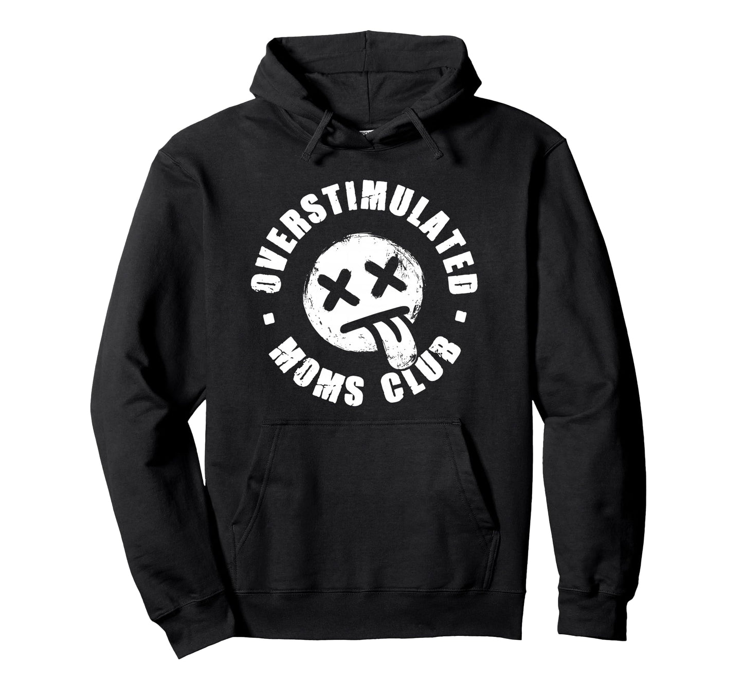 Overstimulated Moms Club Emo Y2K 2000S Ska Hoodie - Trendy Graphic Unisex