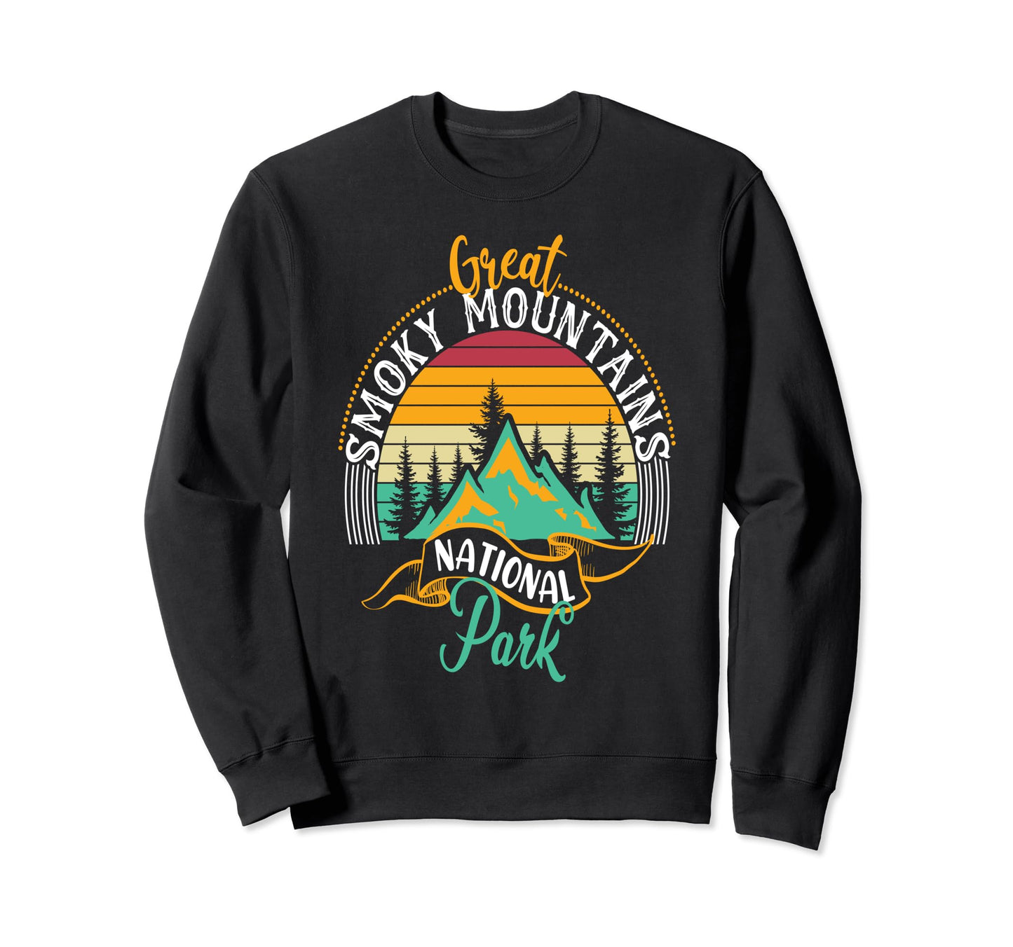 Great Smoky Mountains Us National Sweatshirt - Trendy Graphic Men Women