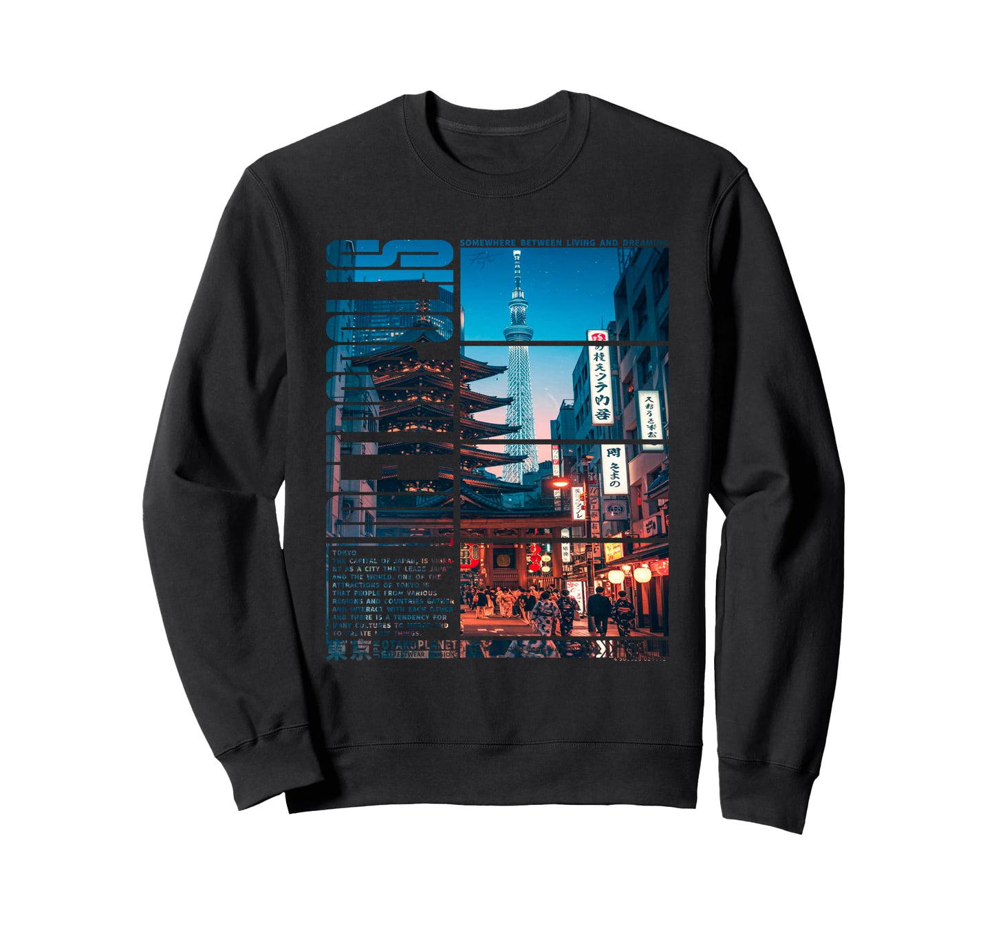 Tokyo Metropolis Soft Grunge 80S 90S Sweatshirt - Graphic Print Men Women