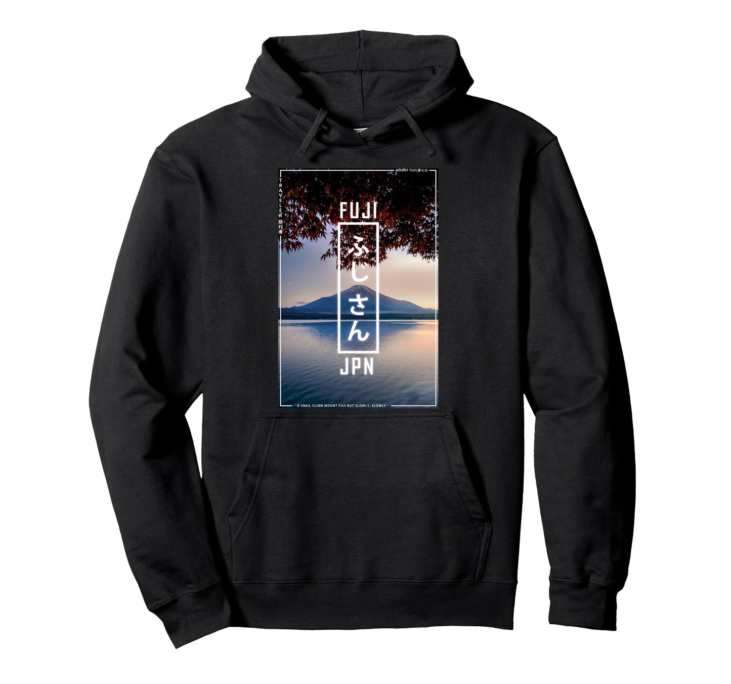 Japan Mount Fuji Japanese Vaporwave Hoodie - Fun Novelty Design Unisex
