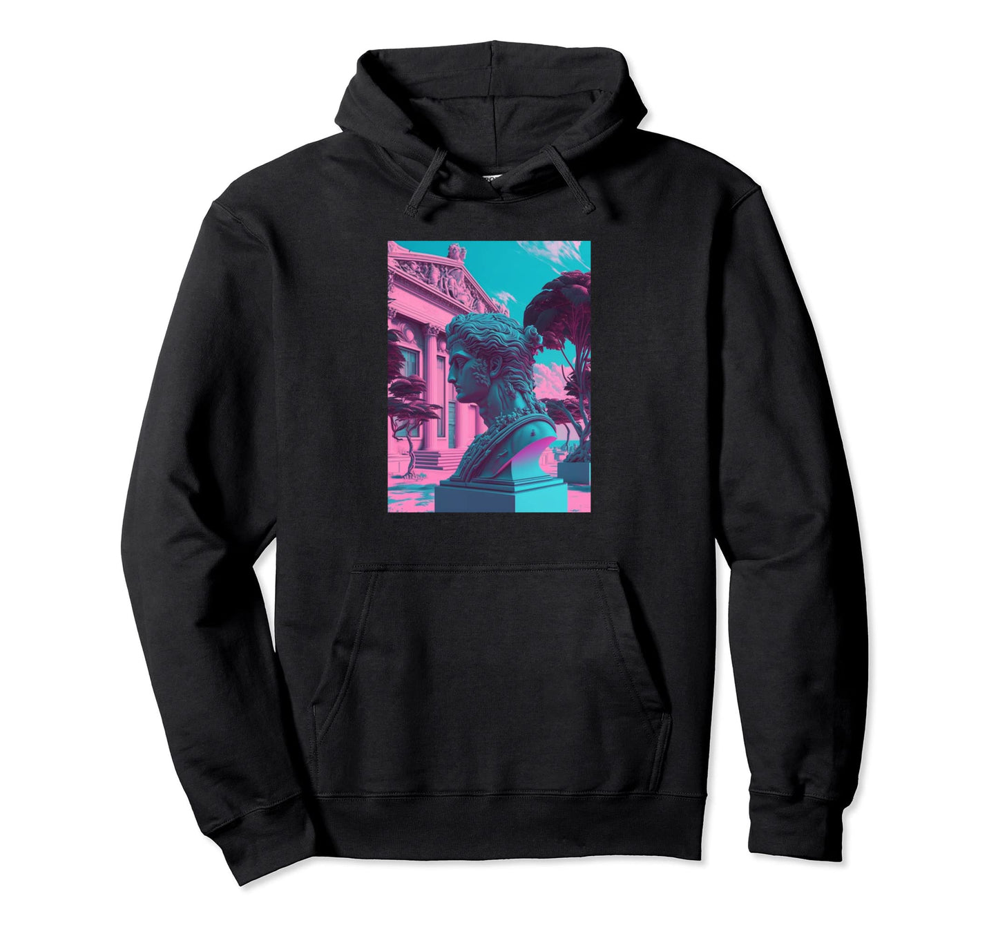 Vaporwave Aesthetic Trippy Vapor Wave Hoodie - Aesthetic Graphic Unisex