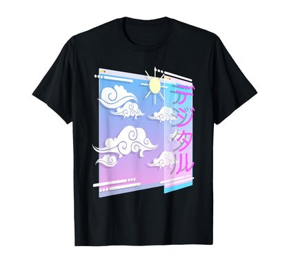Pastel Goth Web Page Japanese Otaku T-Shirt - Novelty Apparel Unisex