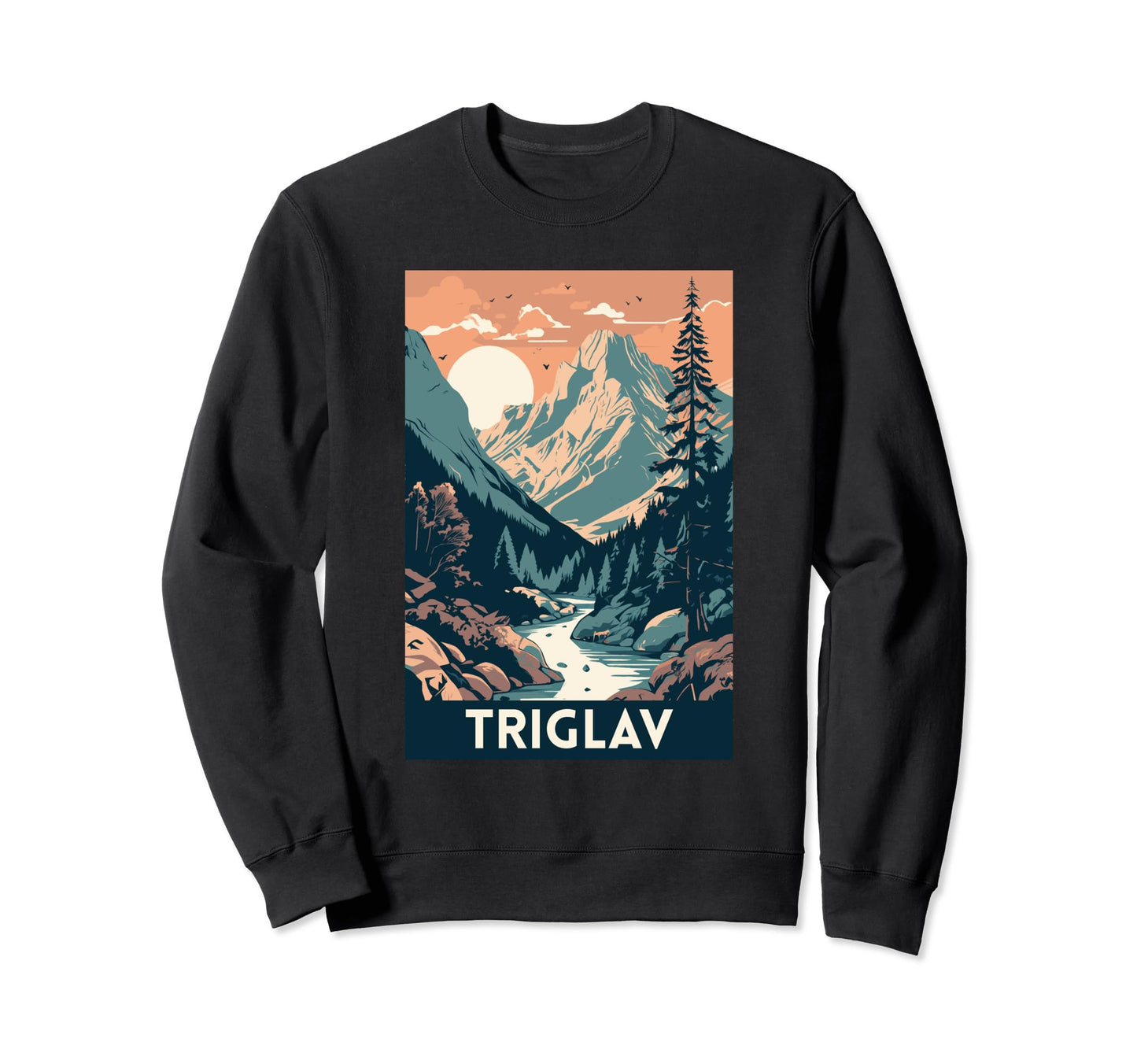 Triglav National Park Slovenia Sweatshirt - Aesthetic Graphic for Adults