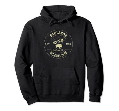 Badlands National Park South Dakota Mom Hoodie - Fun Novelty Design Unisex