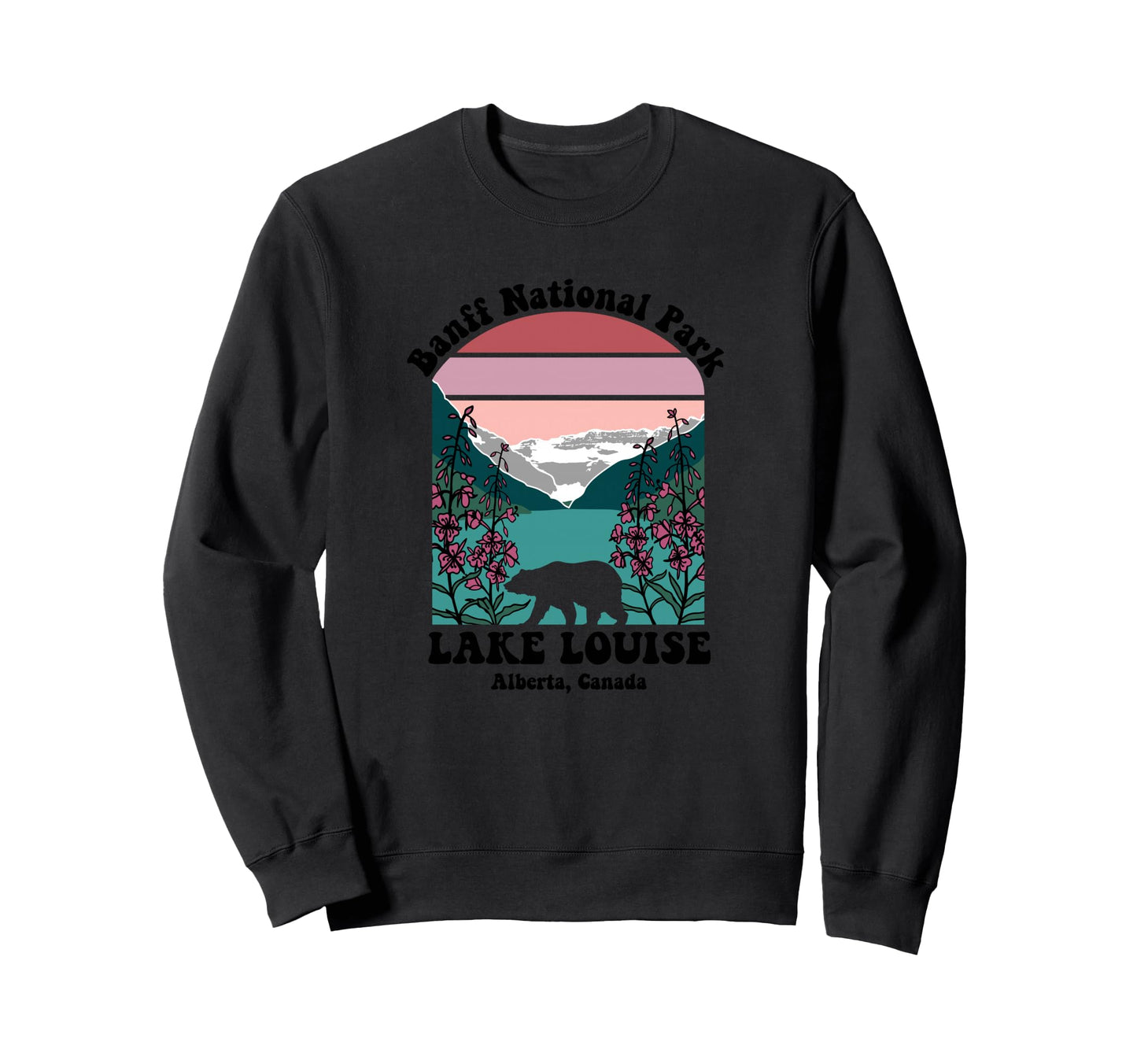 Banff National Park Lake Louise Sweatshirt - Unique Graphic Men Women