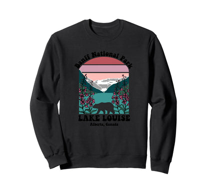 Banff National Park Lake Louise Sweatshirt - Unique Graphic Men Women