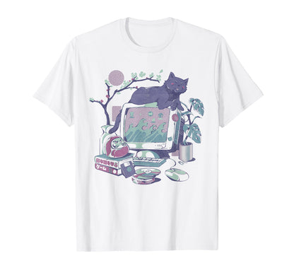 Vaporwave Desktop Collection T-Shirt - Streetwear Style for Adults