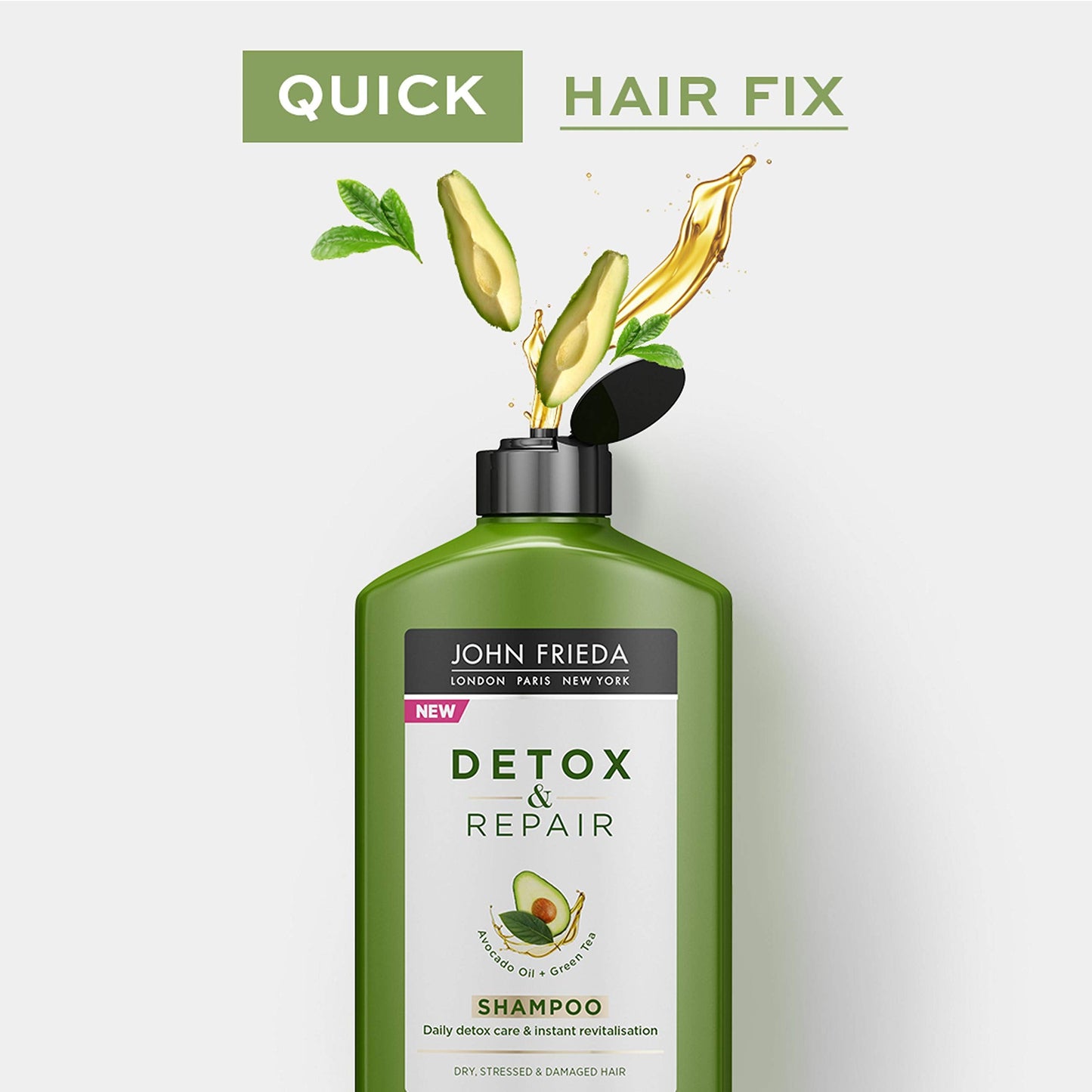 John Frieda Detox+Repair Repair Shampoo 250ml