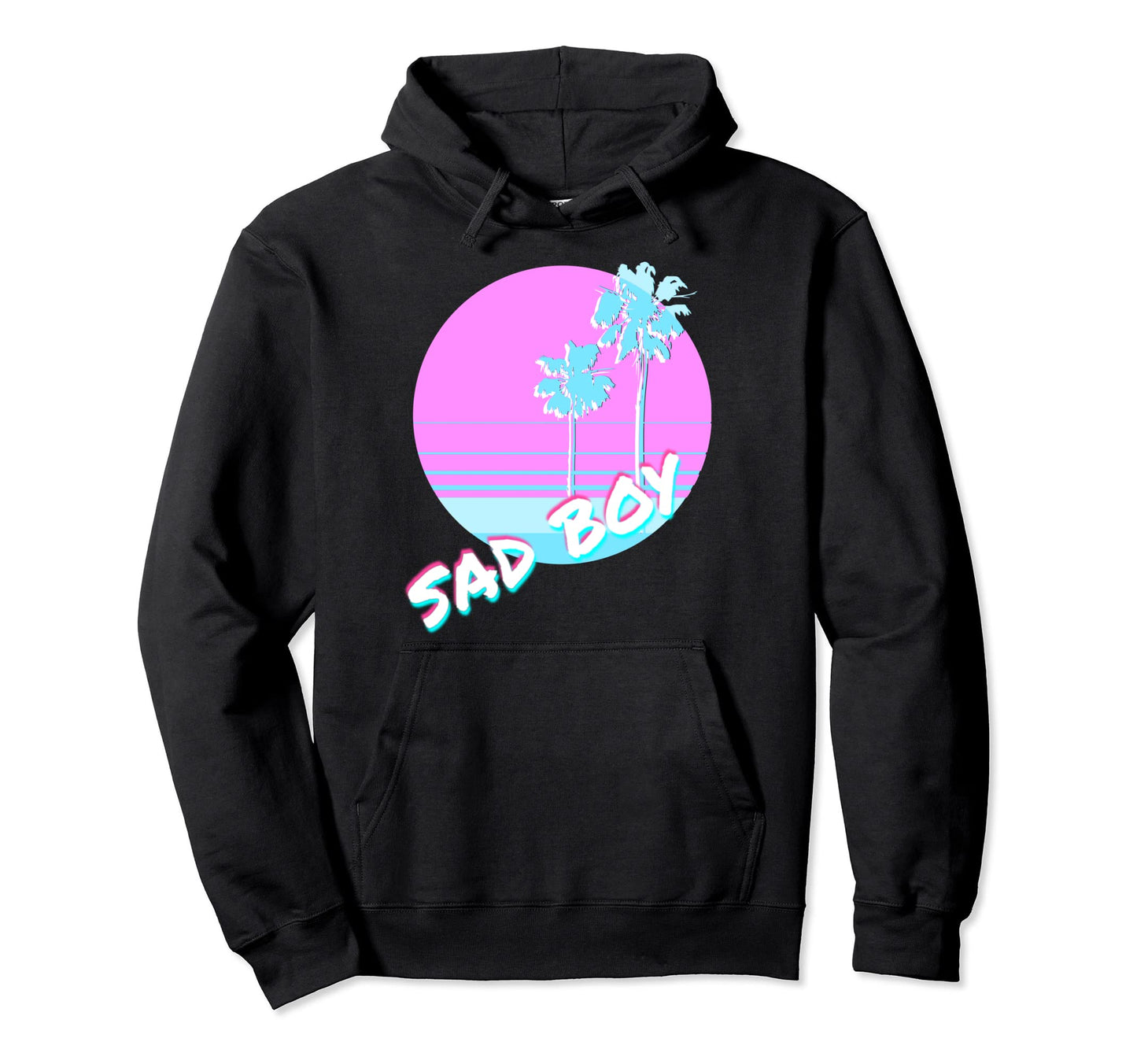 Sad Vaporwave Aesthetic 90S 80S Glitch Art Hoodie - Streetwear Style Unisex