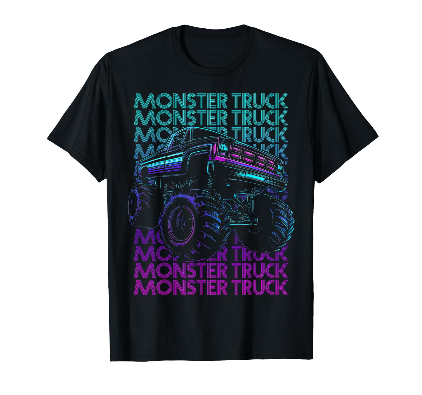 Monster Trucks 4 Wheeler Offroad T-Shirt - Novelty Apparel Men Women