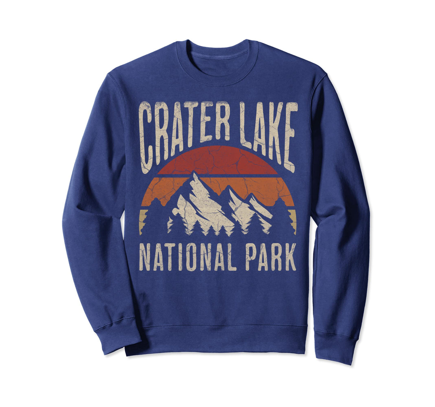 Crater Lake National Park Oregon Nature Sweatshirt - Trendy Graphic Unisex