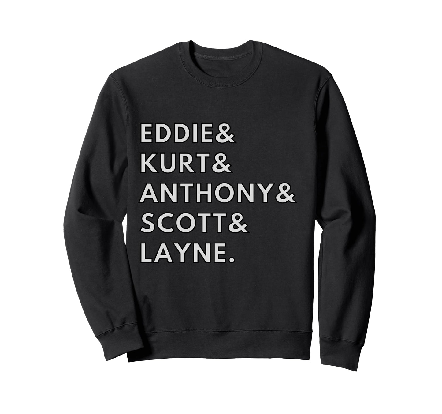 90S Grunge Rock Frontman Band Sweatshirt - Casual Everyday Wear for Adults