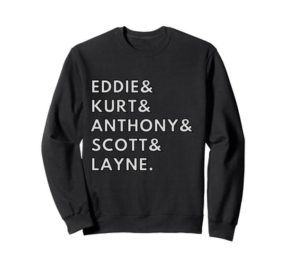 90S Grunge Rock Frontman Band Sweatshirt - Casual Everyday Wear for Adults