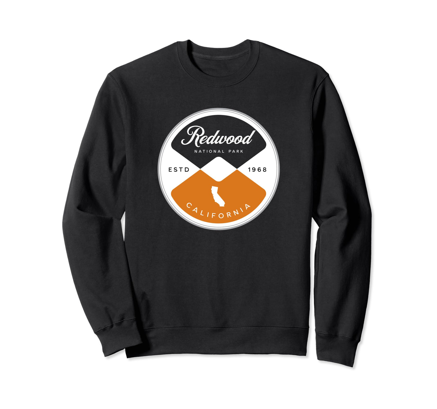 Redwood National Park California Sweatshirt - Minimalist Print for Adults
