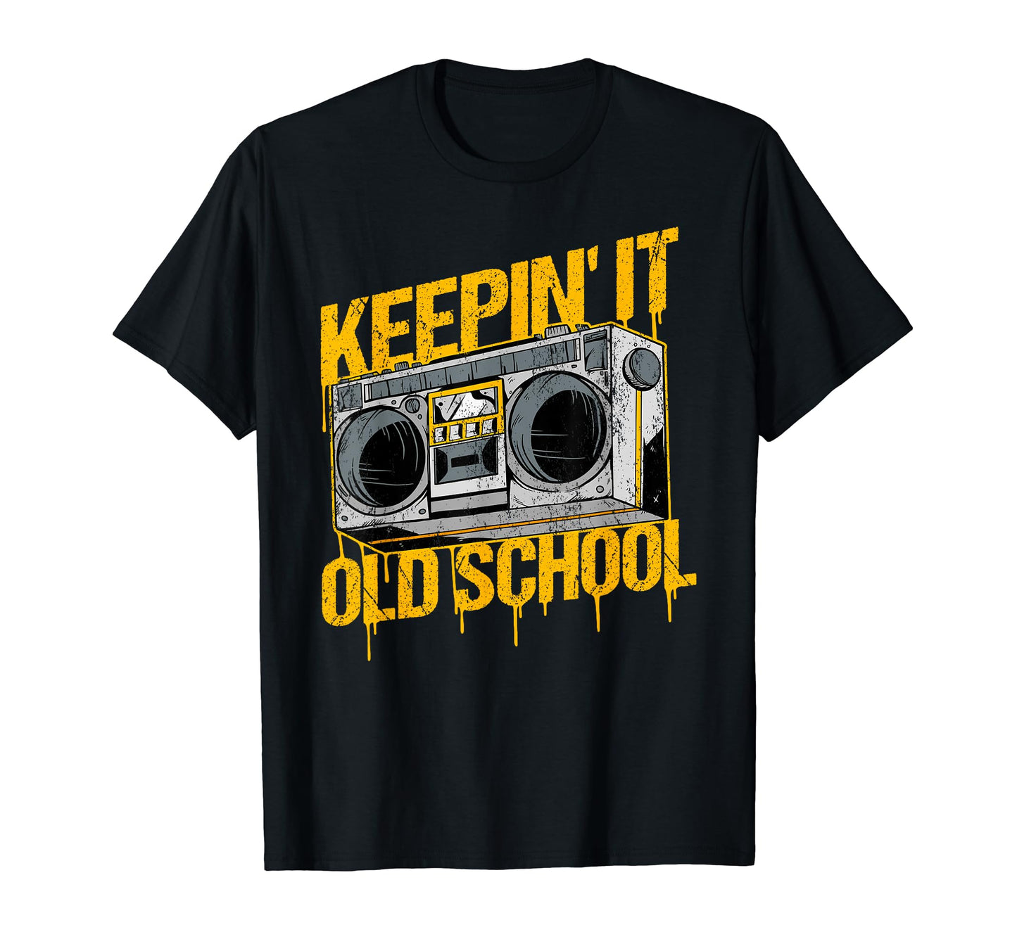 Old School Hip Hop 80S 90S Mixtape T-Shirt - Custom Art Print Men Women