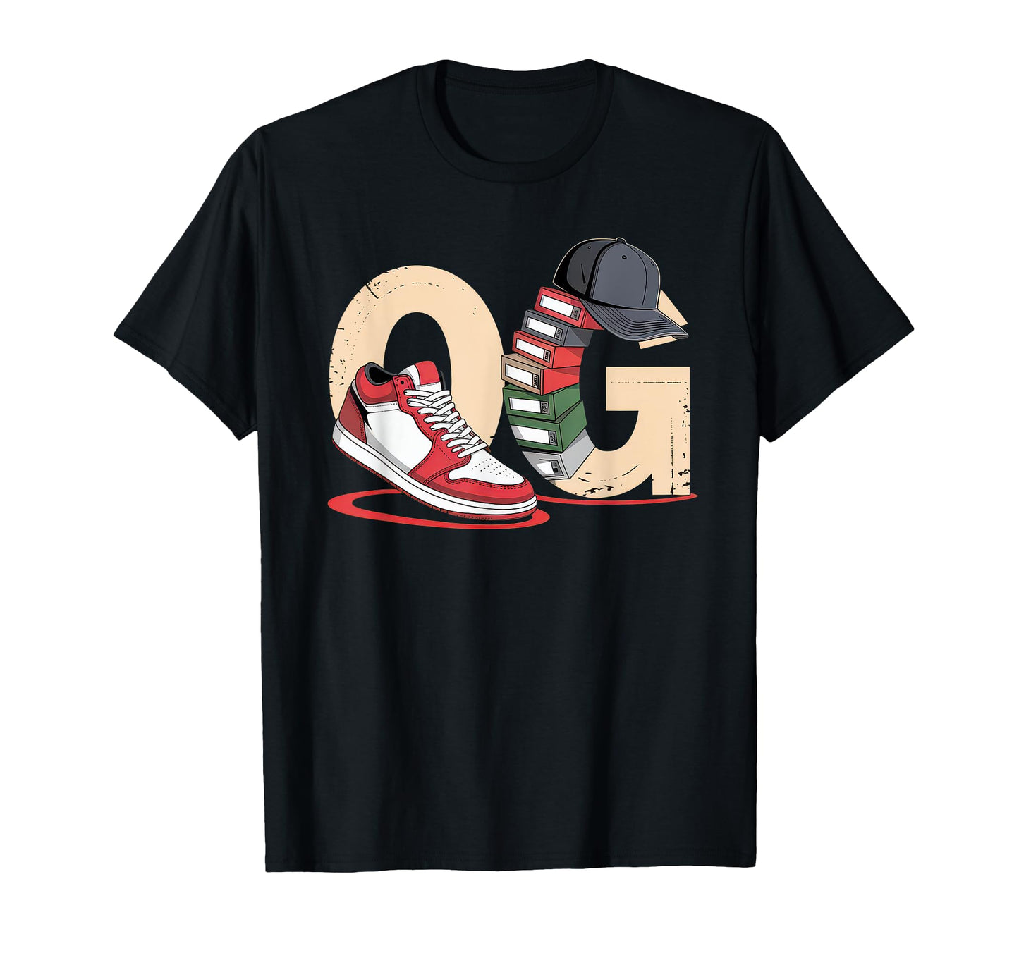 Old School Og Hip Hop Vinyl Cds T-Shirt - Casual Everyday Wear Men Women