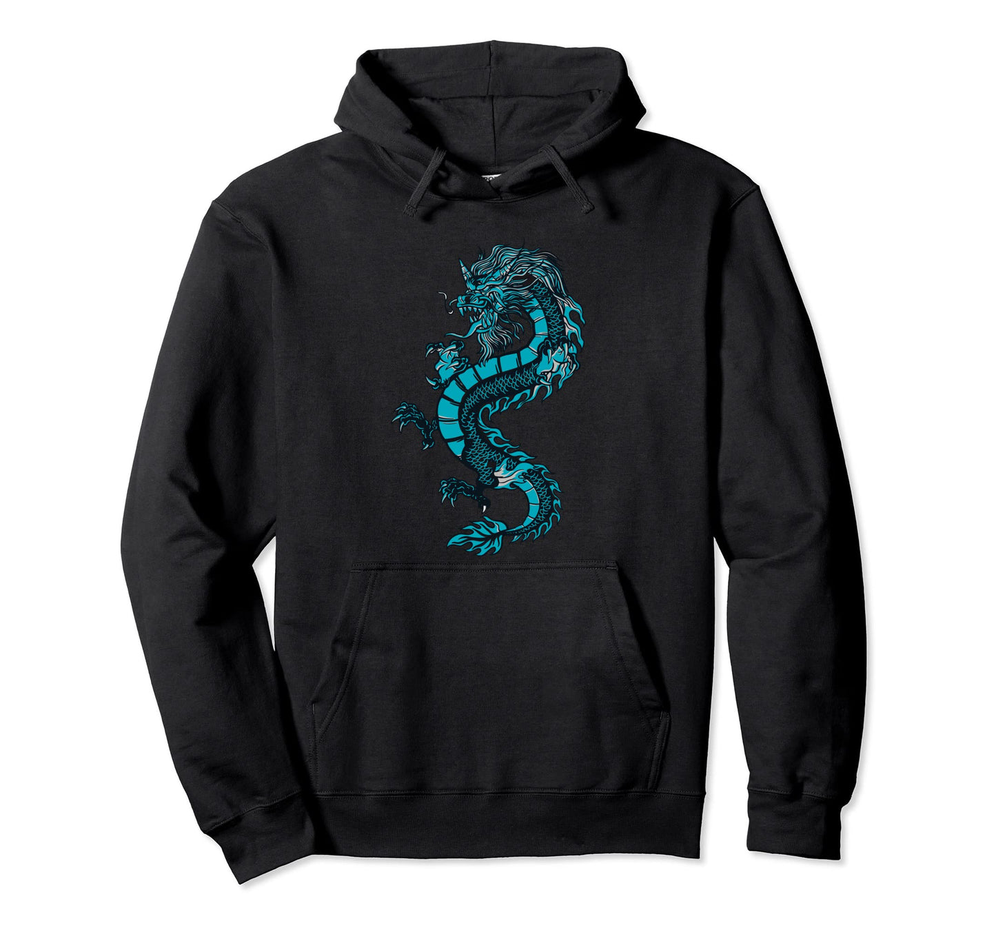 Chinese Dragon Dragon Grunge Aesthetic Hoodie - Novelty Apparel Men Women