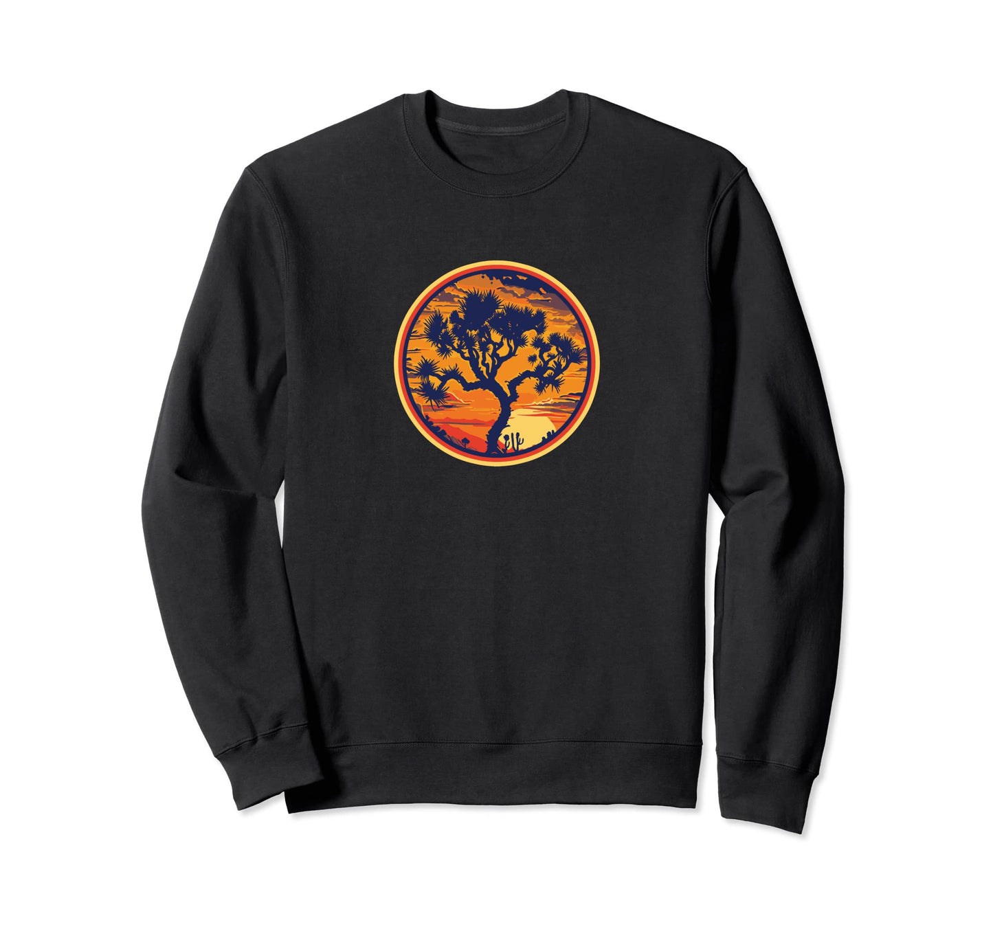 Joshua Tree Sunset National Park Sweatshirt - Unique Graphic Unisex