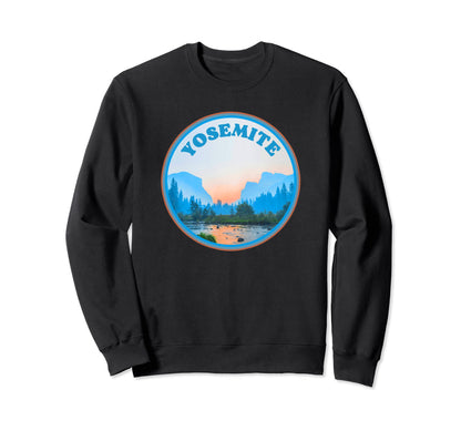 Yosemite Valley National Park Sweatshirt - Aesthetic Graphic for Adults