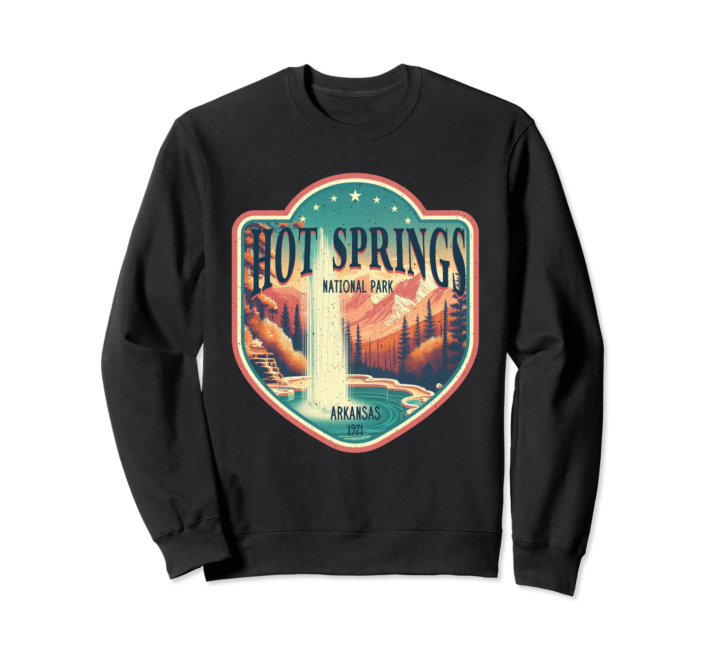 Hot Springs National Park Arkansas 1921 Sweatshirt - Novelty Apparel Unisex