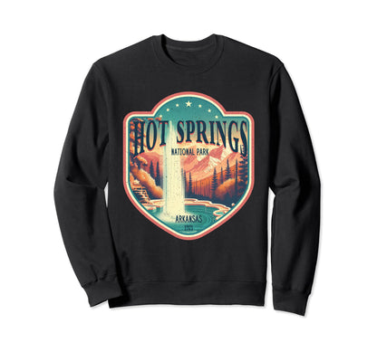 Hot Springs National Park Arkansas 1921 Sweatshirt - Novelty Apparel Unisex