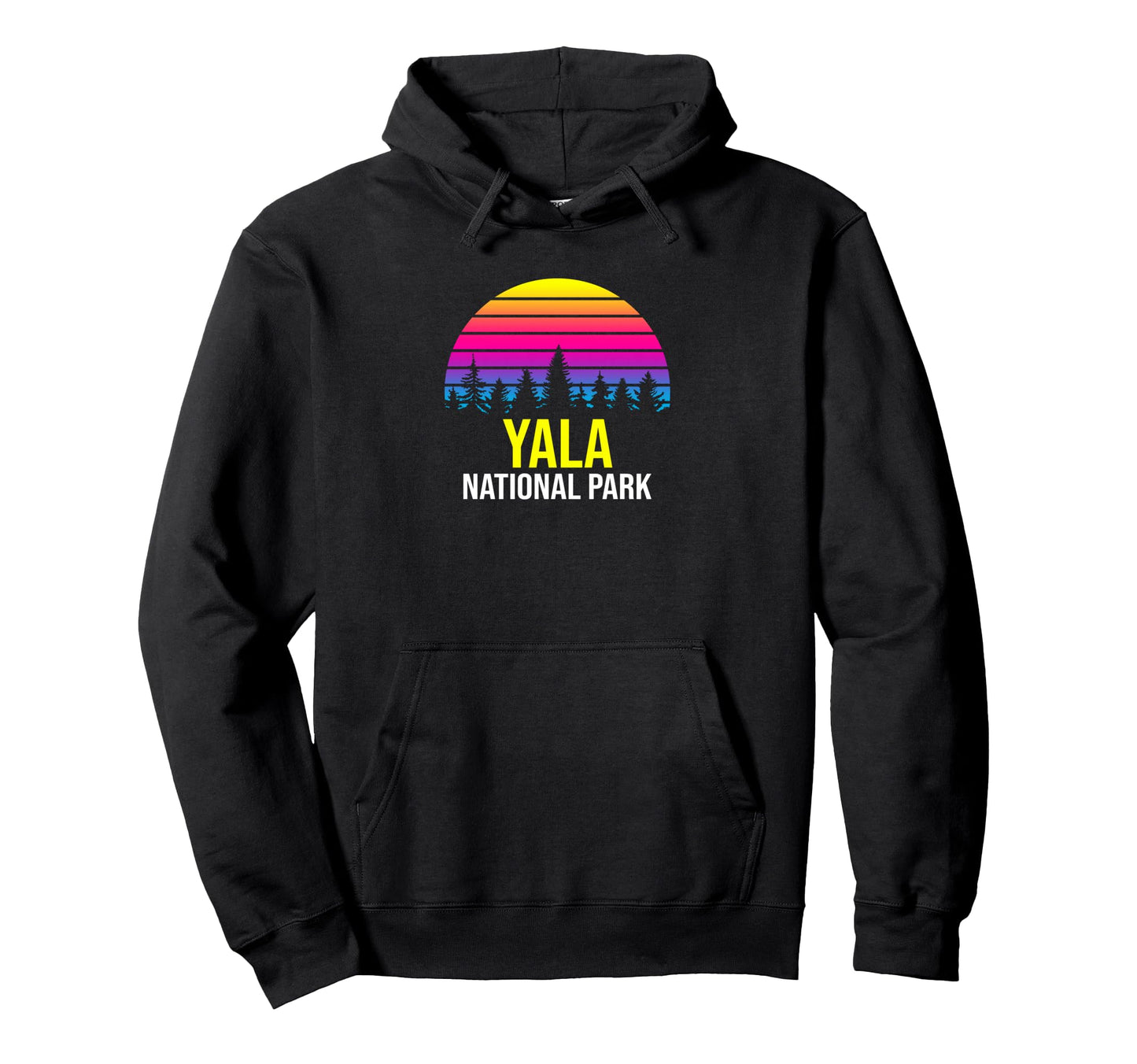 Yala National Park Sri Lanka Sunset Hoodie - Aesthetic Graphic Unisex