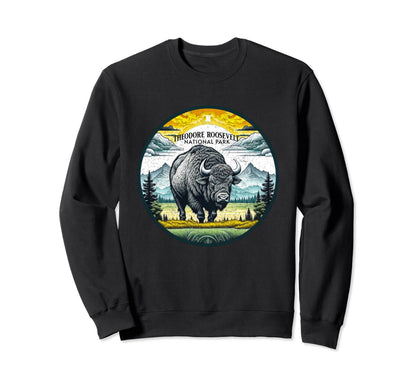 Theodore Roosevelt National Park Hoodie - Fun Novelty Design for Adults