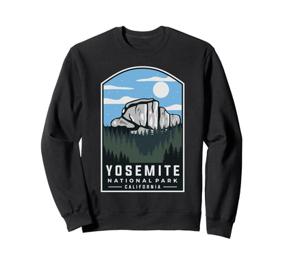 Yosemite National Park Throwback Sweatshirt - Streetwear Style Unisex
