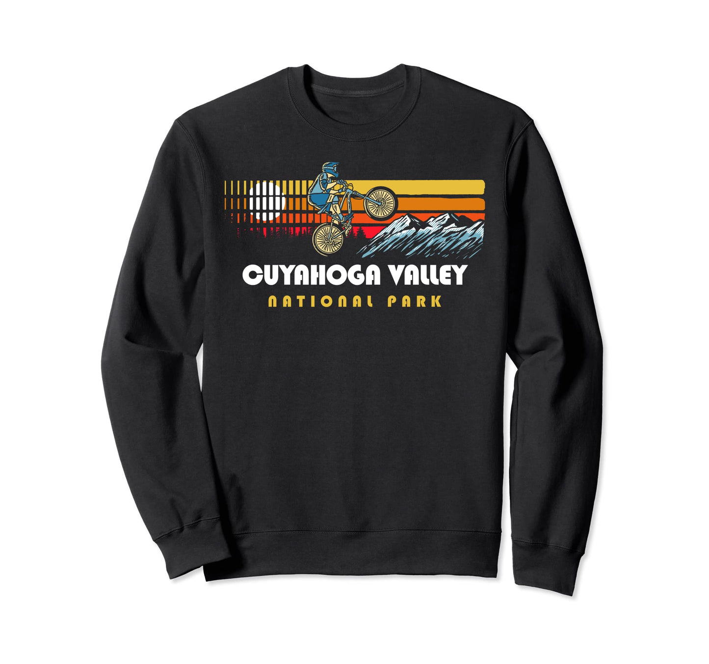 80S Cuyahoga Valley National Park Sweatshirt - Novelty Apparel Unisex