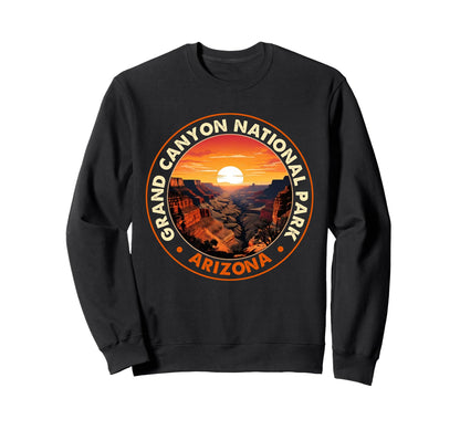 Grand Canyon National Park Arizona Usa Sweatshirt - Graphic Print Unisex