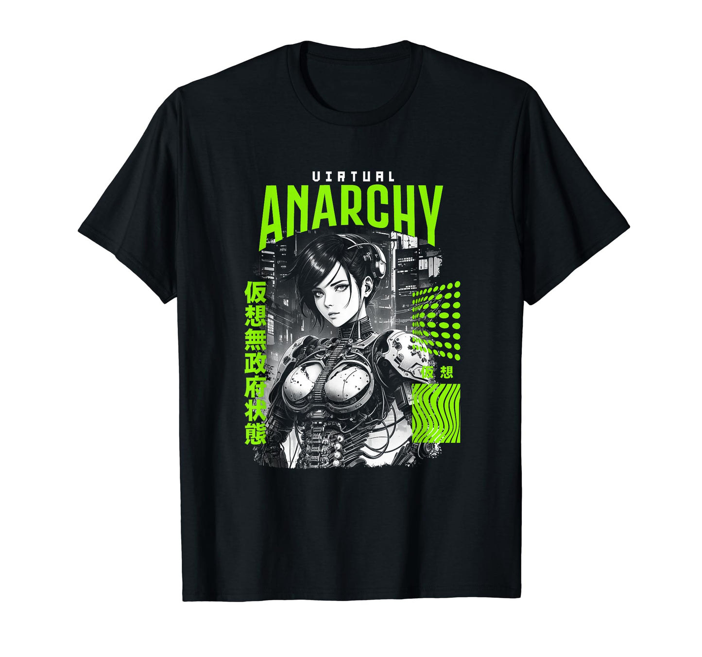 Japanese Anime Urban Cyber Vaporwave T-Shirt - Unique Graphic Unisex